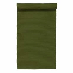 Angebote 🌟 Linum Uni Tischläufer - 45x150 Cm - Dunkles Olivgrün A93 😉