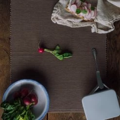 Brandneu ✨ Linum UNI Tischläufer - 45x150 Cm - Dark Mole Brown B40 🔔 -APELT-Verkaufsshop unnamed file 993